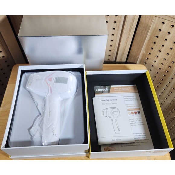 Edousin Hair Removal Device IPL at Home Removal NEW/Open Box body arm leg - Picture 3 of 12